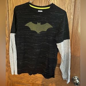 Long sleeve sensory Batman shirt youth size XL